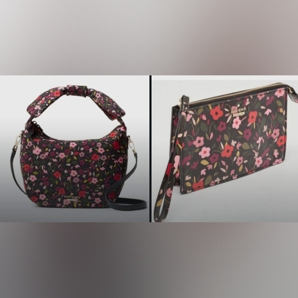 kate spade Handbags - Kate Spade-2PC-Haring Lane Jenny Boho- Crossbody & Wrislet Storybook Lined 🩷❤️